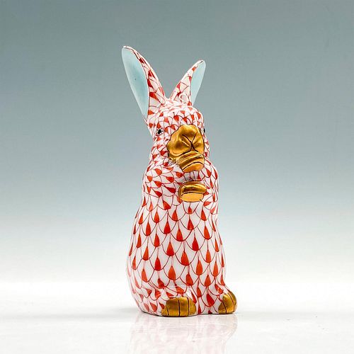 HEREND PORCELAIN RED FIGURINE,