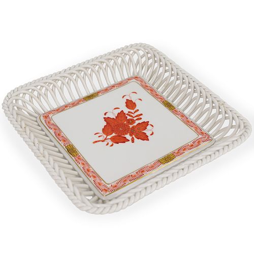 HEREND PORCELAIN RETICULATED
