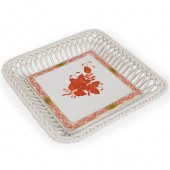 HEREND PORCELAIN RETICULATED B