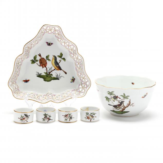 HEREND PORCELAIN ROTHSCHILD BIRD 