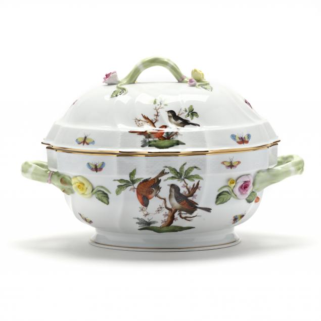 HEREND PORCELAIN ROTHSCHILD BIRD 