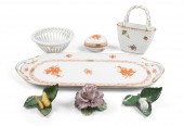 HEREND PORCELAIN 'RUST BOUQUET