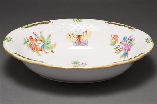 Herend porcelain serving dish in
