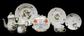 HEREND PORCELAIN, SEVEN PIECES