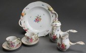 HEREND PORCELAIN SIX-PIECE PAR
