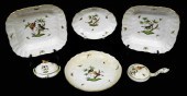 HEREND PORCELAIN, SIX PIECES I