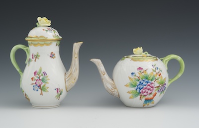 Herend Porcelain Tea and Coffee Pot