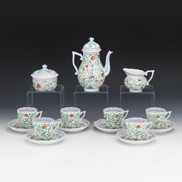 HEREND PORCELAIN TEA SET