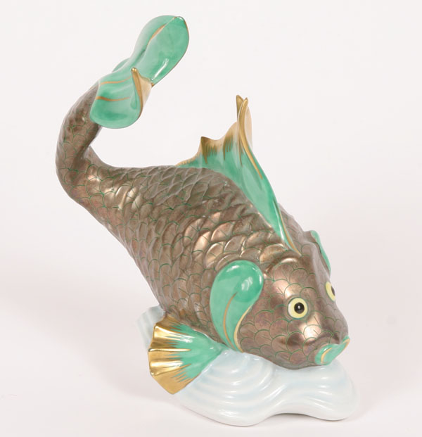 Herend porcelain tropical fish