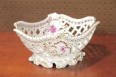HEREND RETICULATED DISH. Heren