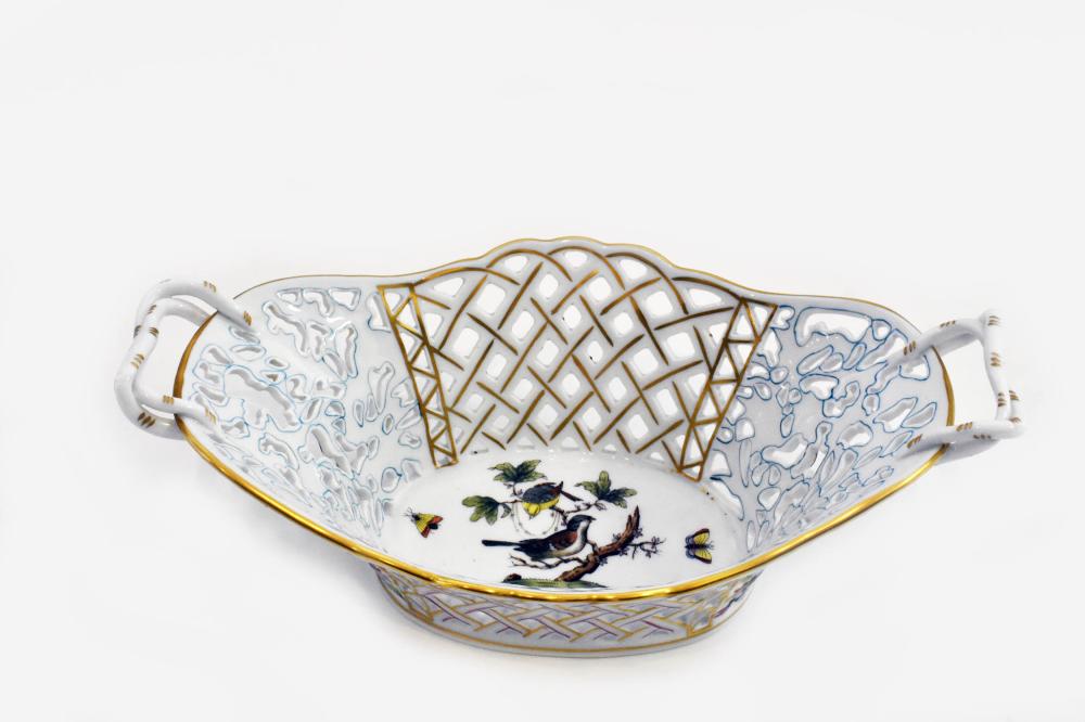 HEREND RETICULATED PORCELAIN