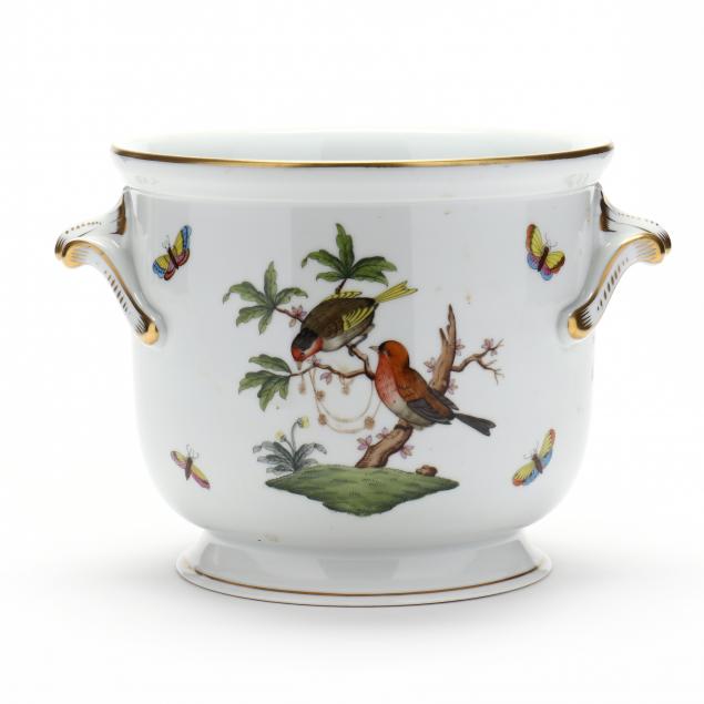 HEREND ROTHSCHILD BIRD CACHE POT