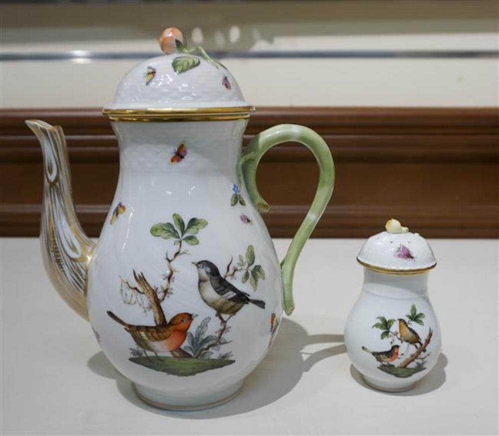 HEREND ROTHSCHILD BIRD COFFEE POT