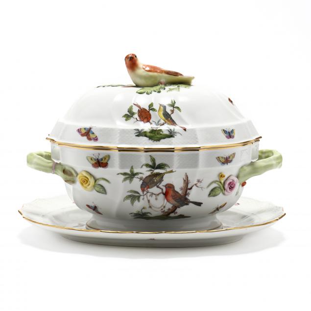 HEREND ROTHSCHILD BIRD LIDDED
