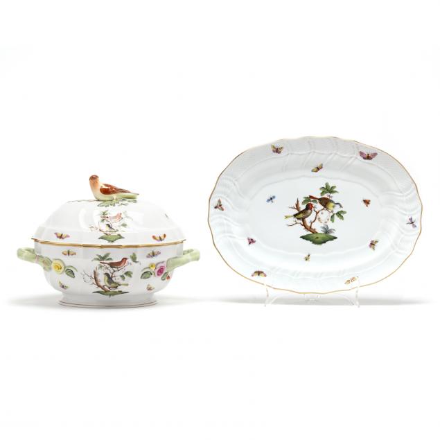 HEREND ROTHSCHILD BIRD LIDDED