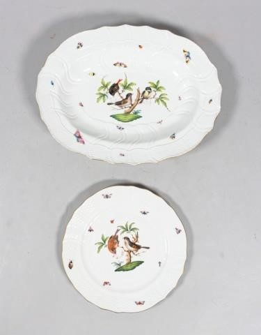 HEREND ROTHSCHILD BIRD PLATTER