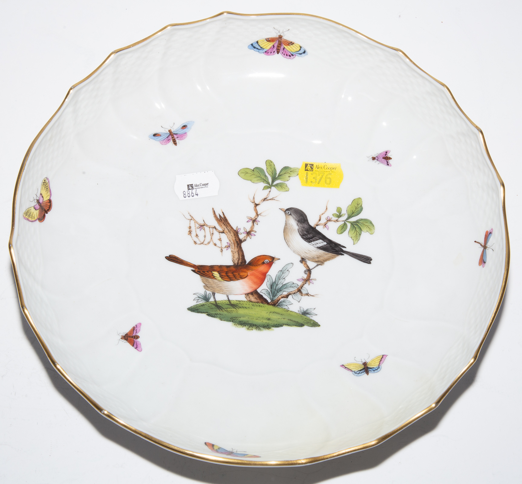 HEREND "ROTHSCHILD BIRD" SHALLOW