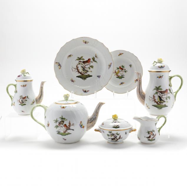 HEREND ROTHSCHILD BIRD TEA AND