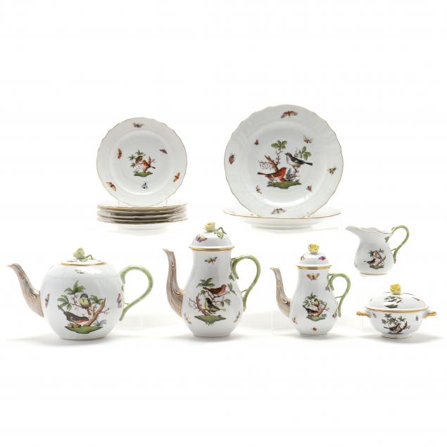 HEREND ROTHSCHILD BIRD TEA AND