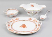 HEREND 'RUST BOUQUET' PORCELAI