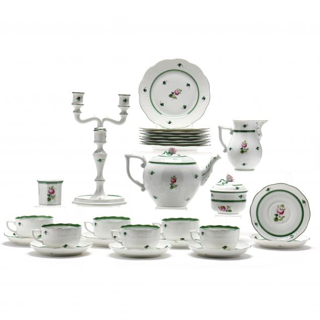 HEREND VIENNA ROSE TEA SERVICE