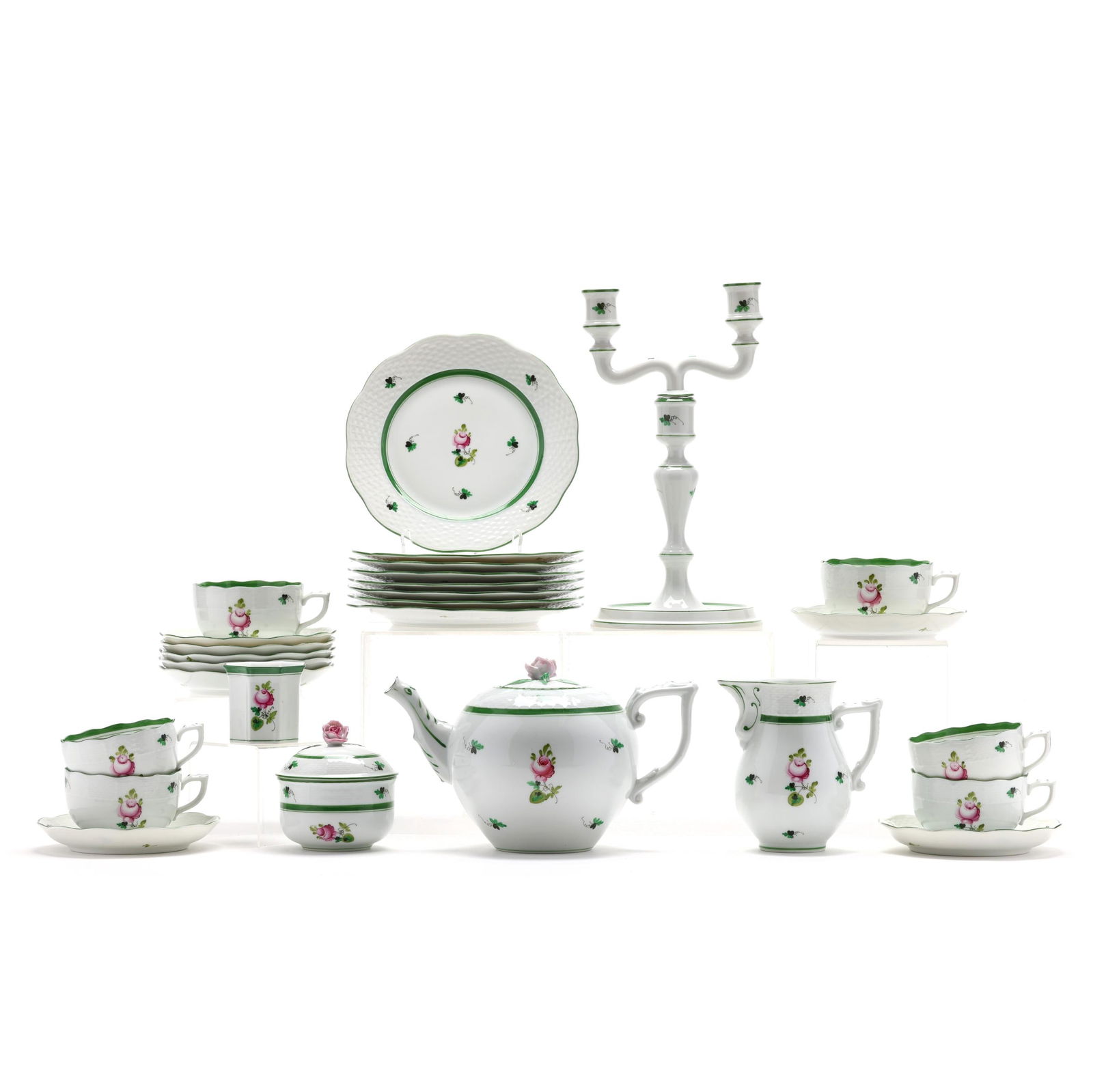HEREND  VIENNA ROSE  TEA