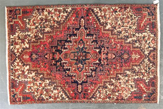 Herez rug Iran circa 1975 4.8 x 7.1