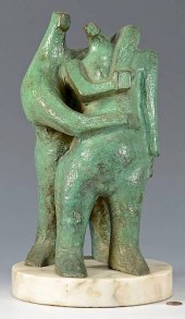 HERIBERTO JUAREZ BRONZE CUBIST