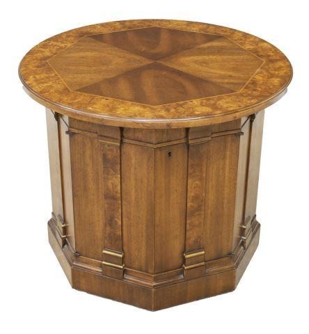 HERITAGE BURLWOOD SIDE TABLE