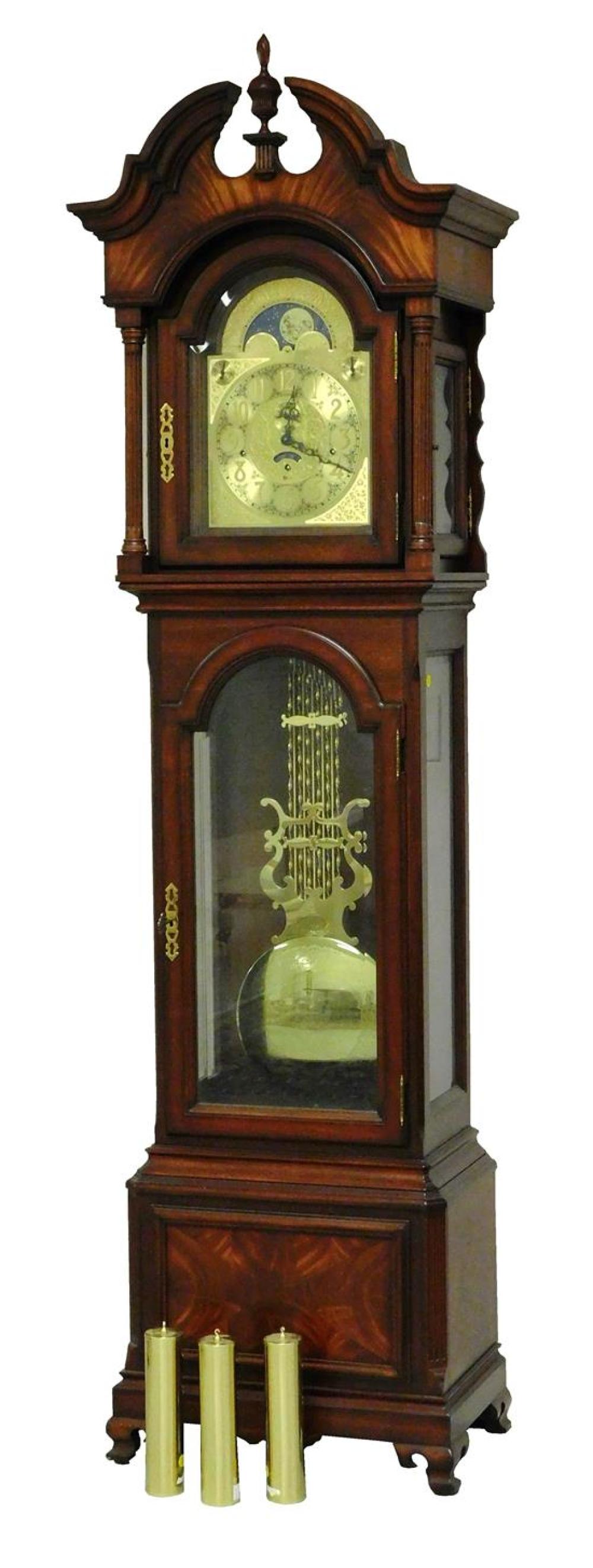 HERITAGE HEIRLOOMS TALL CLOCK,