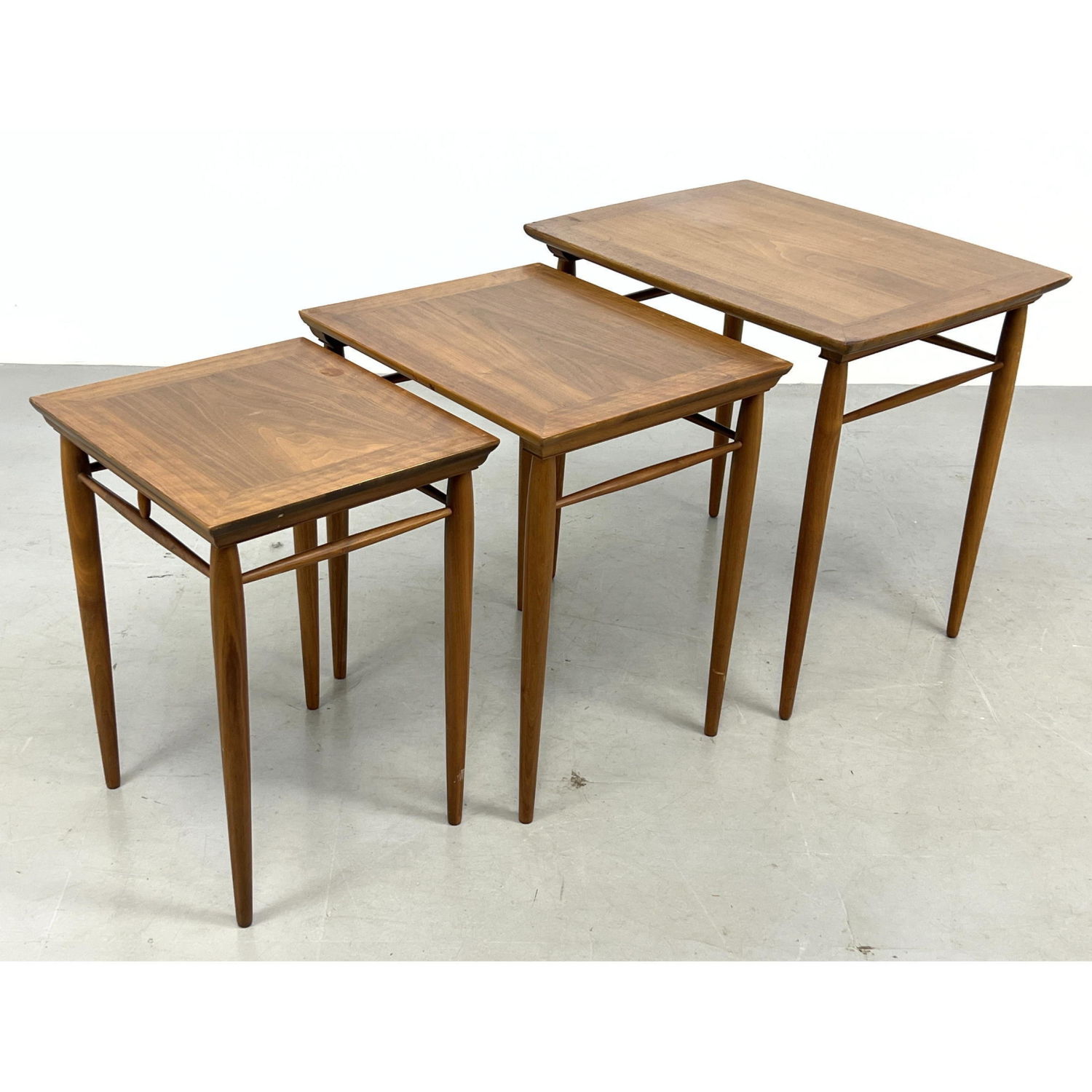 Heritage Henredon nesting tables.