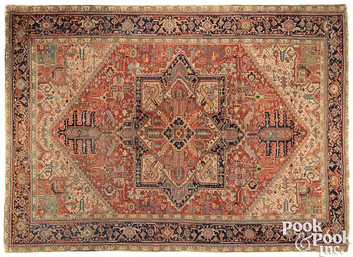 HERIZ CARPET, CA. 1940Heriz carpet,
