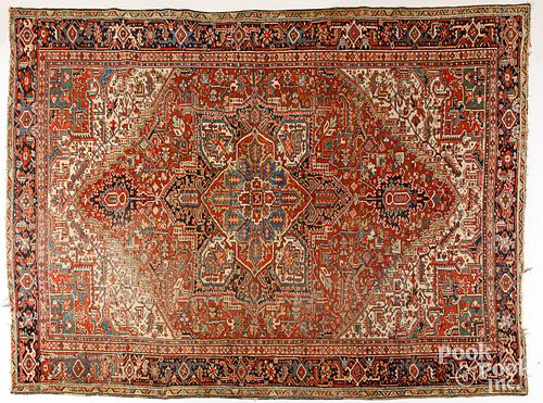 HERIZ CARPET, CA. 1940Heriz carpet,