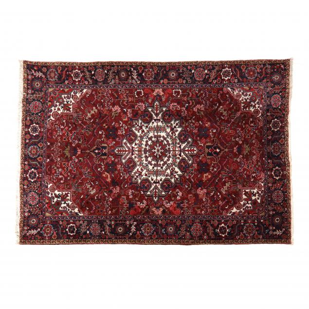 HERIZ CARPET Light medallion on red