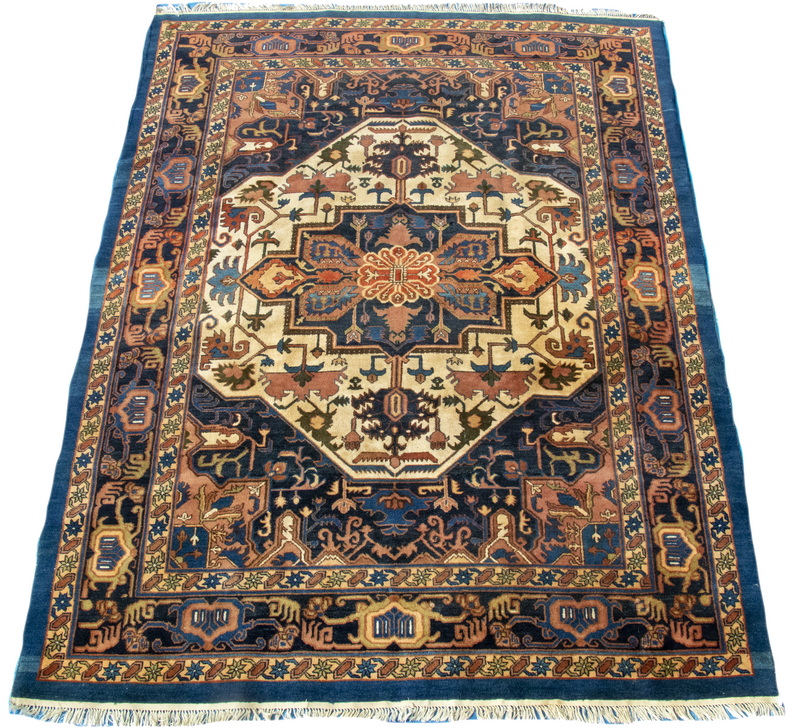 HERIZ CARPET Northwest Persia, Navy