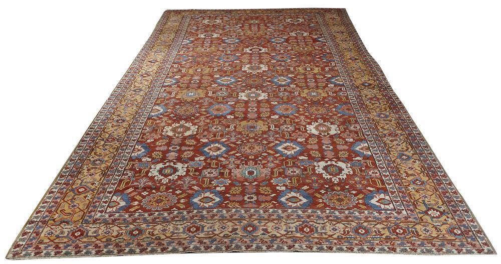 HERIZ CARPET, PERSIA, CA. 1900;