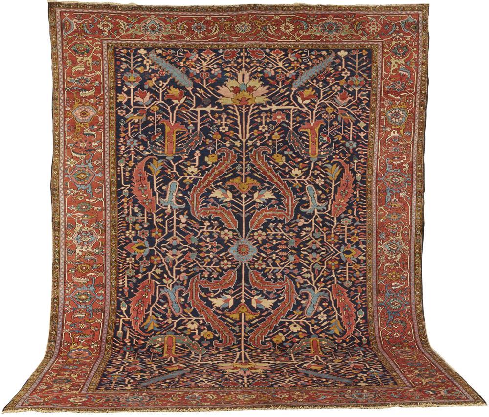 HERIZ CARPET, PERSIA, CA. 1910;
