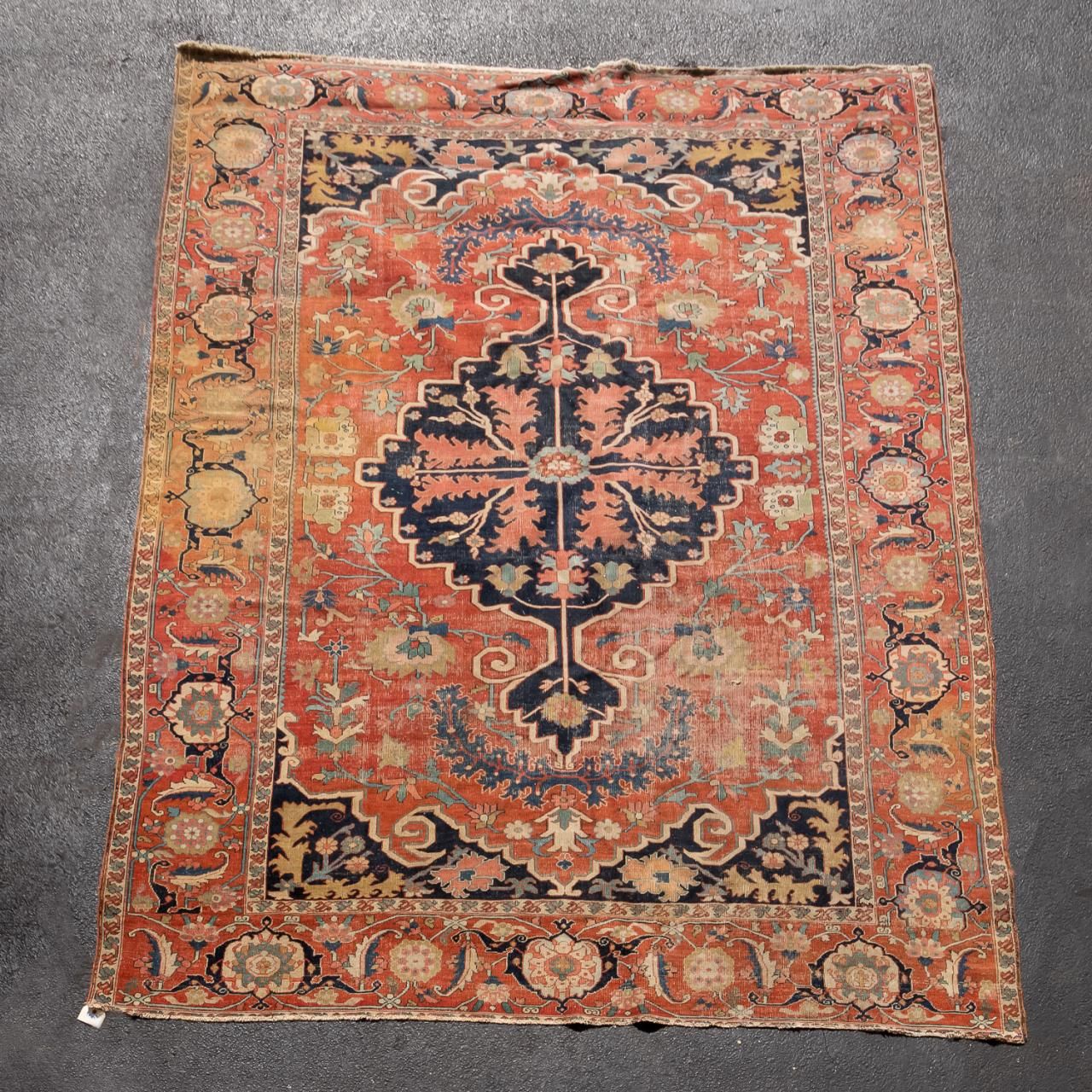 HERIZ HANDWOVEN CARPET, 9' 4" X 12'