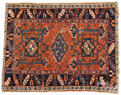 HERIZ MAT<br>Heriz mat, ca. 19
