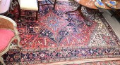 HERIZ ORIENTAL CARPET, 8' X 14