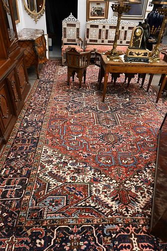 HERIZ ORIENTAL CARPET, 9' X