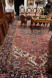 HERIZ ORIENTAL CARPET, 9' X 17
