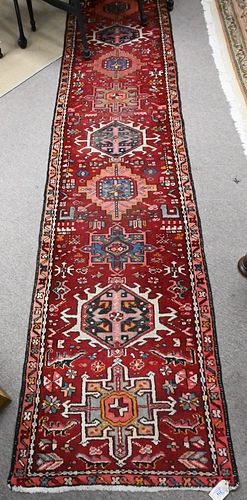 HERIZ ORIENTAL RUNNER, (WORN), 2'