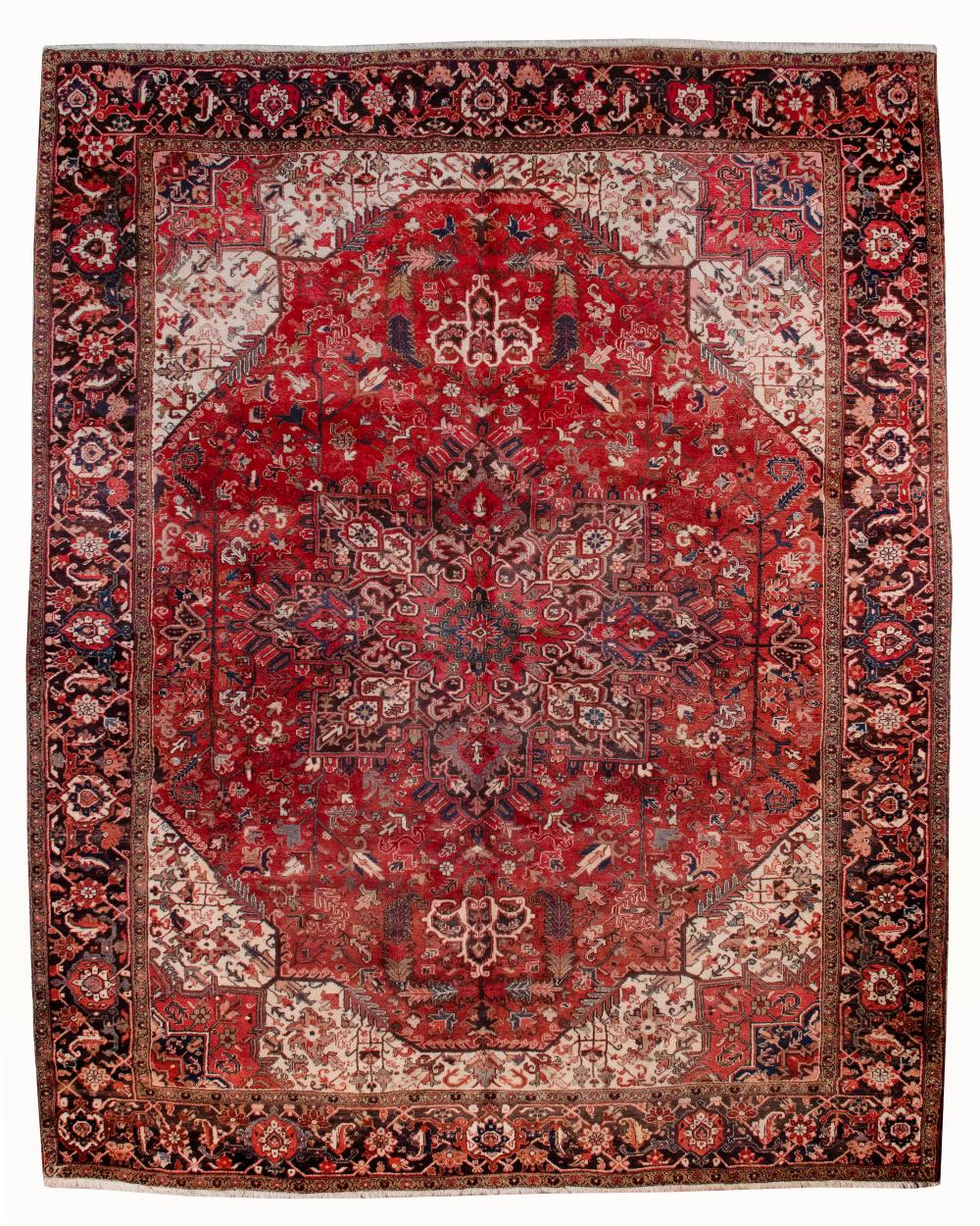HERIZ RUG: 10’6” X 12’10”, LATE