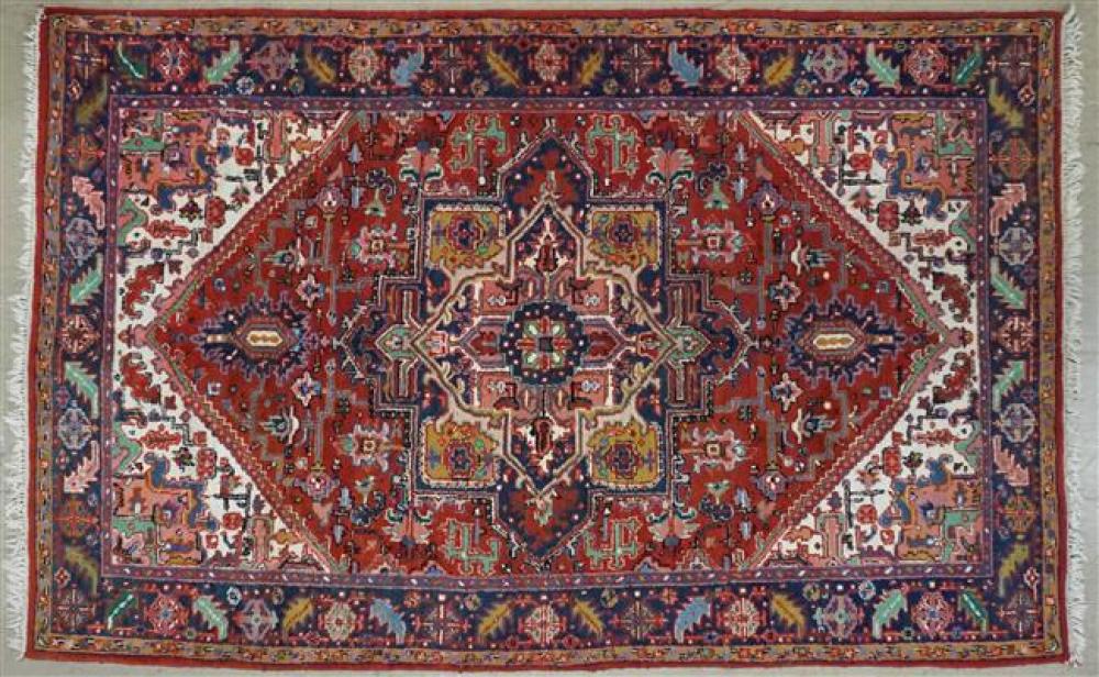 HERIZ RUG, 12 FT X 6 FT 7 INHeriz