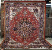 HERIZ RUG, 13 FT 3 IN X 10 FTH