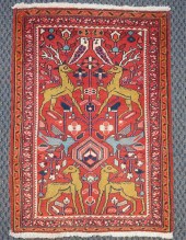 HERIZ RUG, 3 FT 6 IN X 2 FT 6