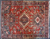 HERIZ RUG, 4 FT 4 IN X 3 FT 5
