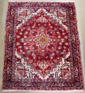 HERIZ RUG, 5 FT 2 IN X 3 FT 7
