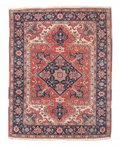 HERIZ RUG: 5’3” X 7’4” LATE 20